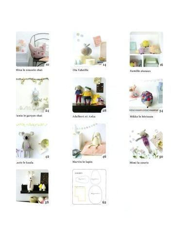 Livre CROCHET: Doudous doux au crochet & en Liberty - Eleonore & Maurice