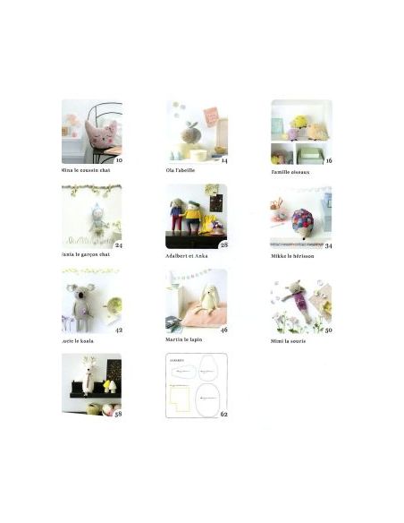 Livre CROCHET: Doudous doux au crochet & en Liberty - Eleonore & Maurice