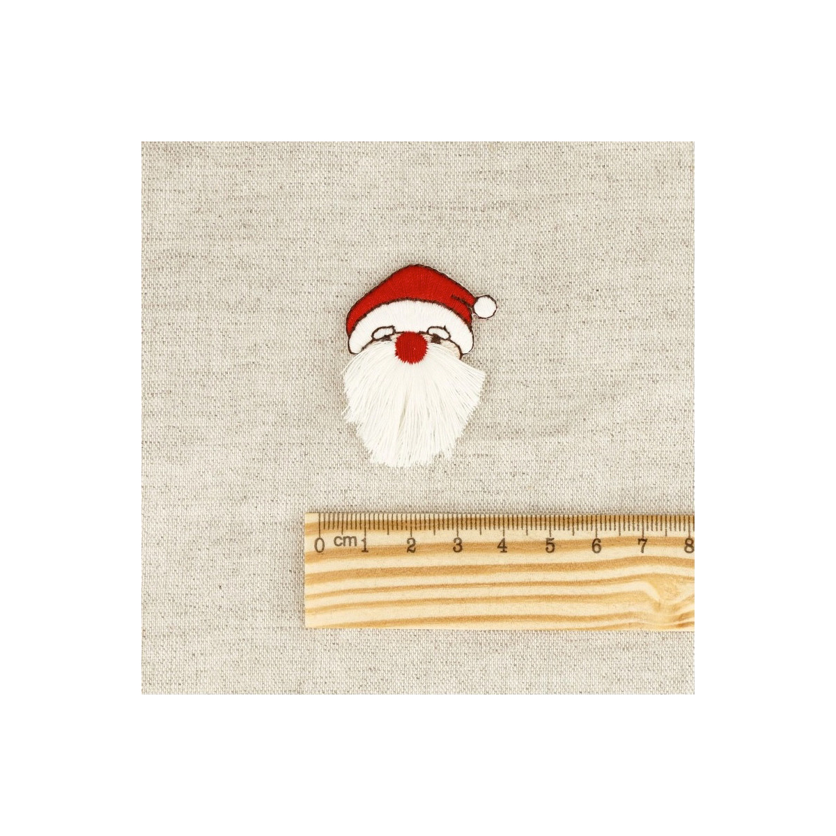Ecusson thermocollant sans couture customisation mercerie père noël