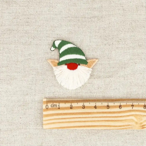 Ecusson thermocollant sans couture customisation mercerie père noël