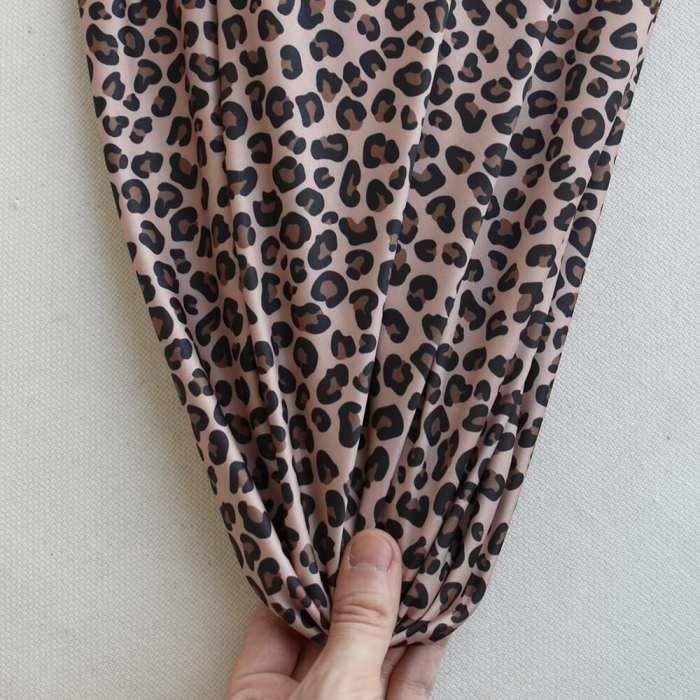 Lea - Tissu Lycra (maillot de bain) UPF50 exclusif graou fond nude