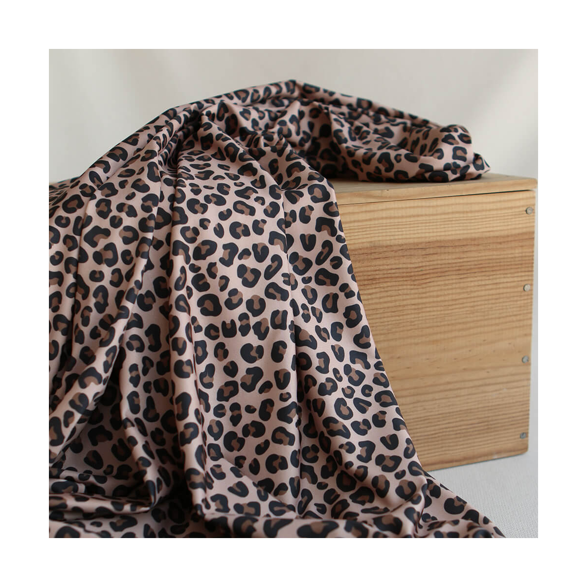 Lea - Tissu Lycra (maillot de bain) UPF50 exclusif graou fond nude