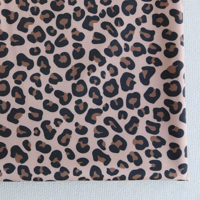 Lea - Tissu Lycra (maillot de bain) UPF50 exclusif graou fond nude