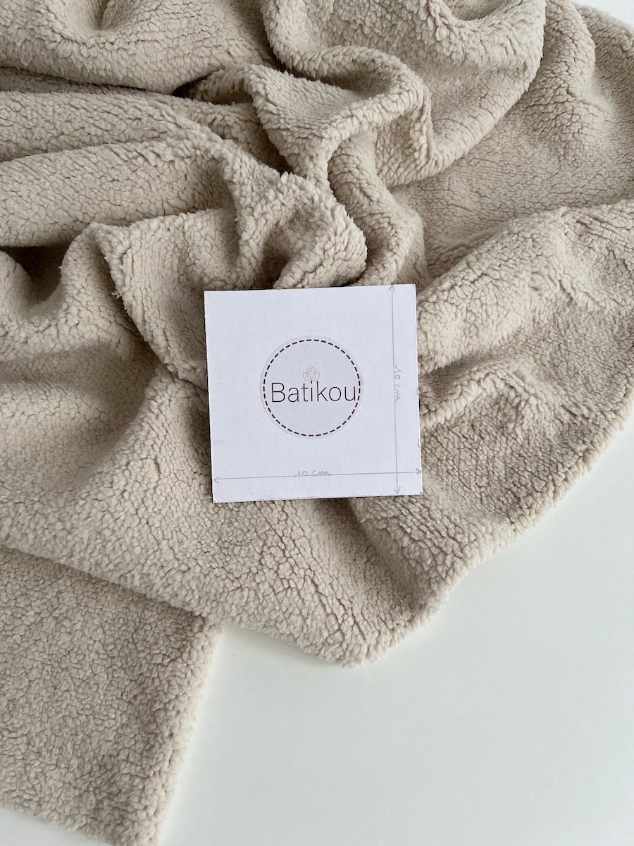 Teddy / moumoute bouclé coloris grège