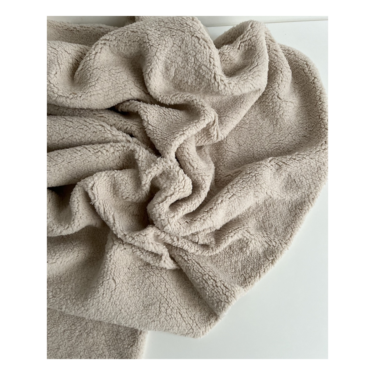 Teddy / moumoute bouclé coloris grège