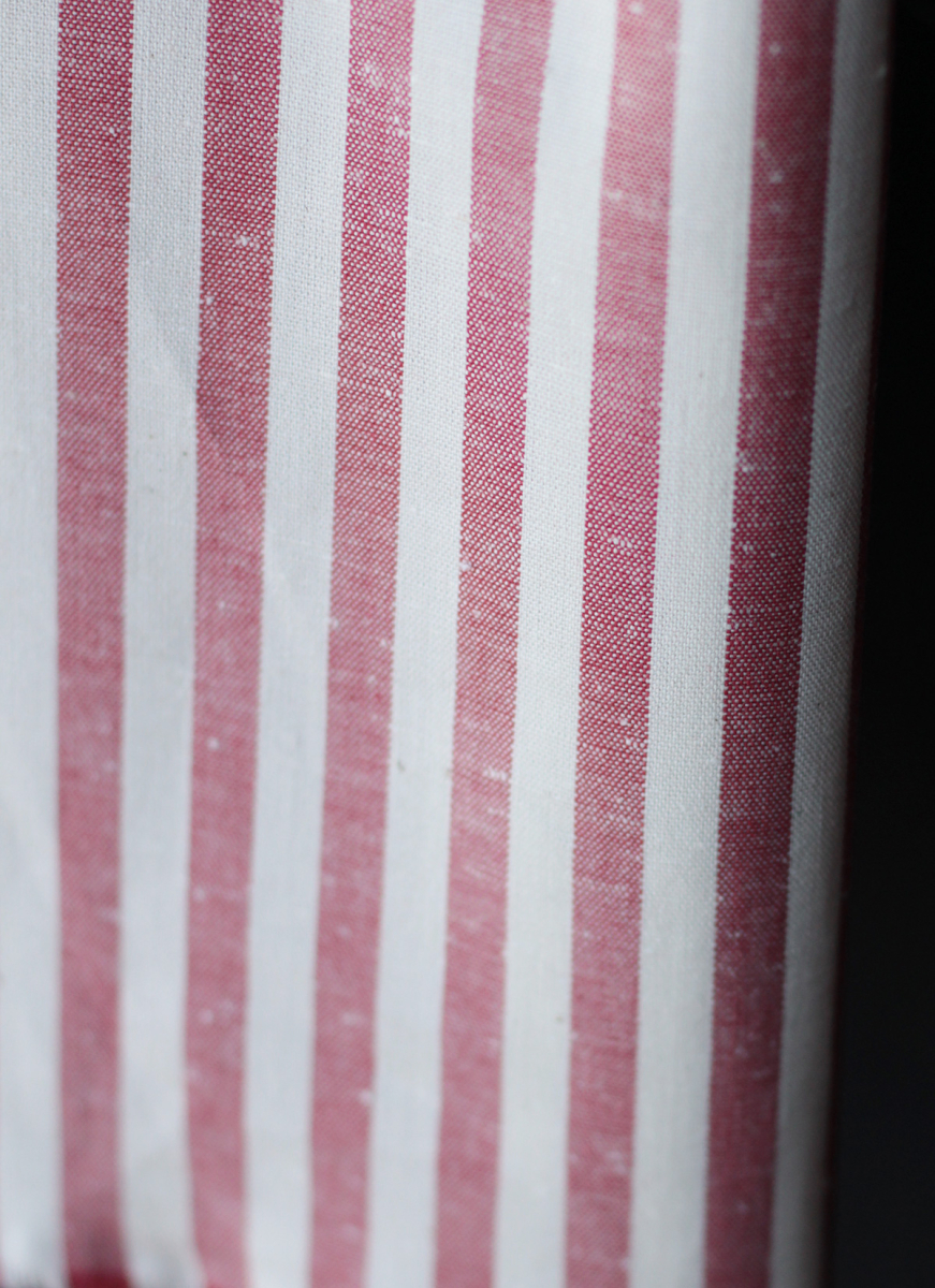 copy of Coton chiné aspect brut rayures moyennes 7mm coloris bleu marine / écru