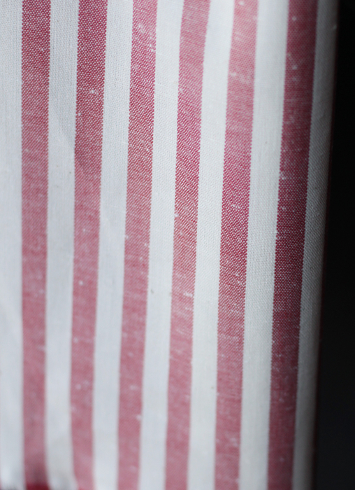 copy of Coton chiné aspect brut rayures moyennes 7mm coloris bleu marine / écru