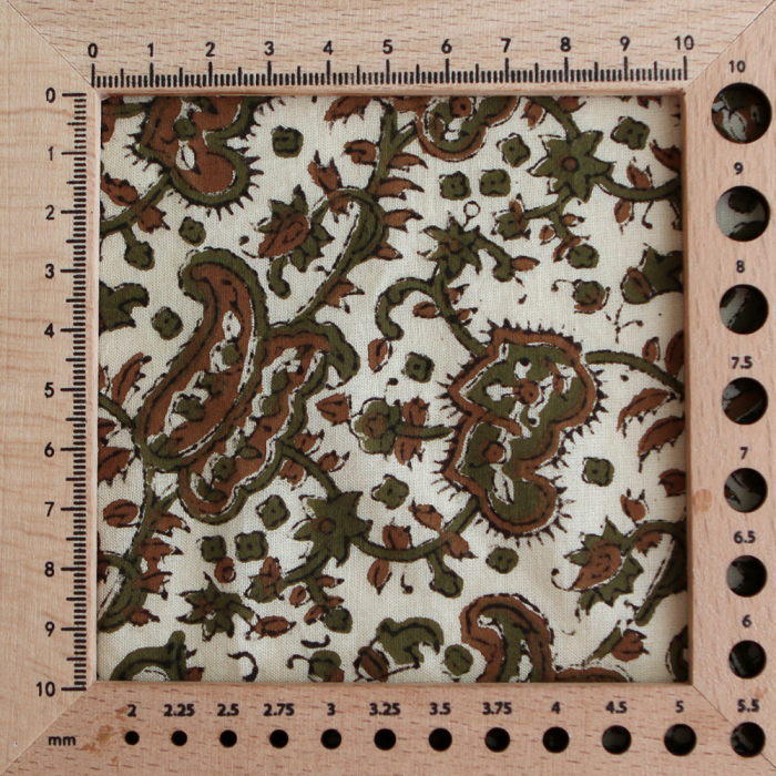 Neela - Tissu indien coton hand block traditionnel