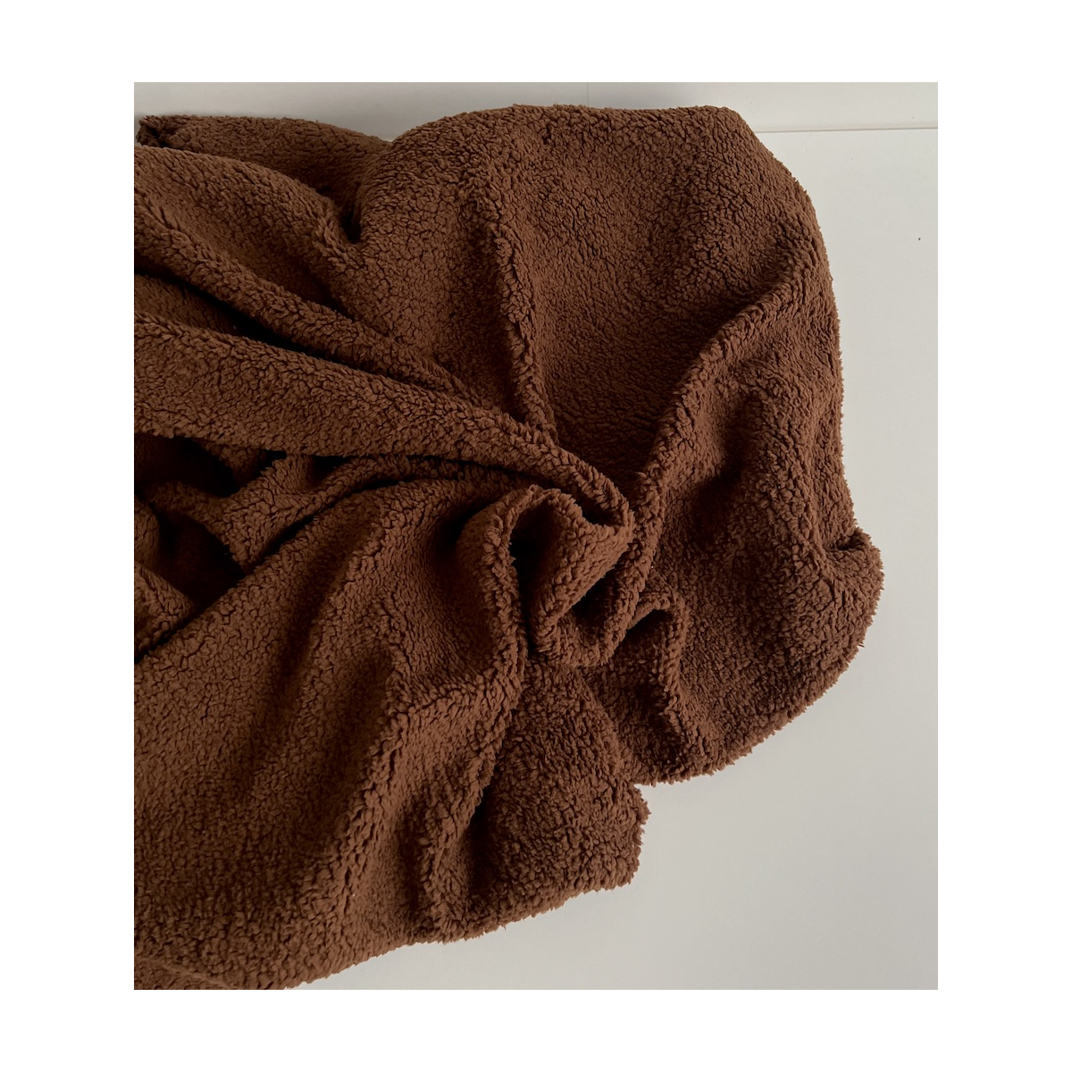 Teddy / moumoute bouclé coloris châtaigne