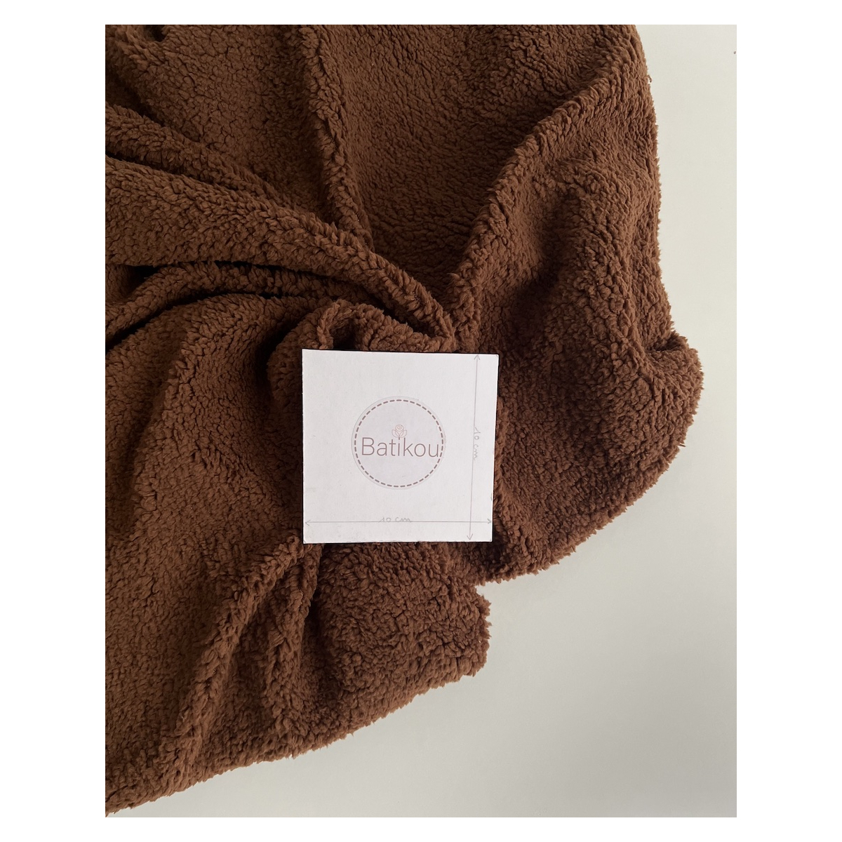 Teddy / moumoute bouclé coloris châtaigne