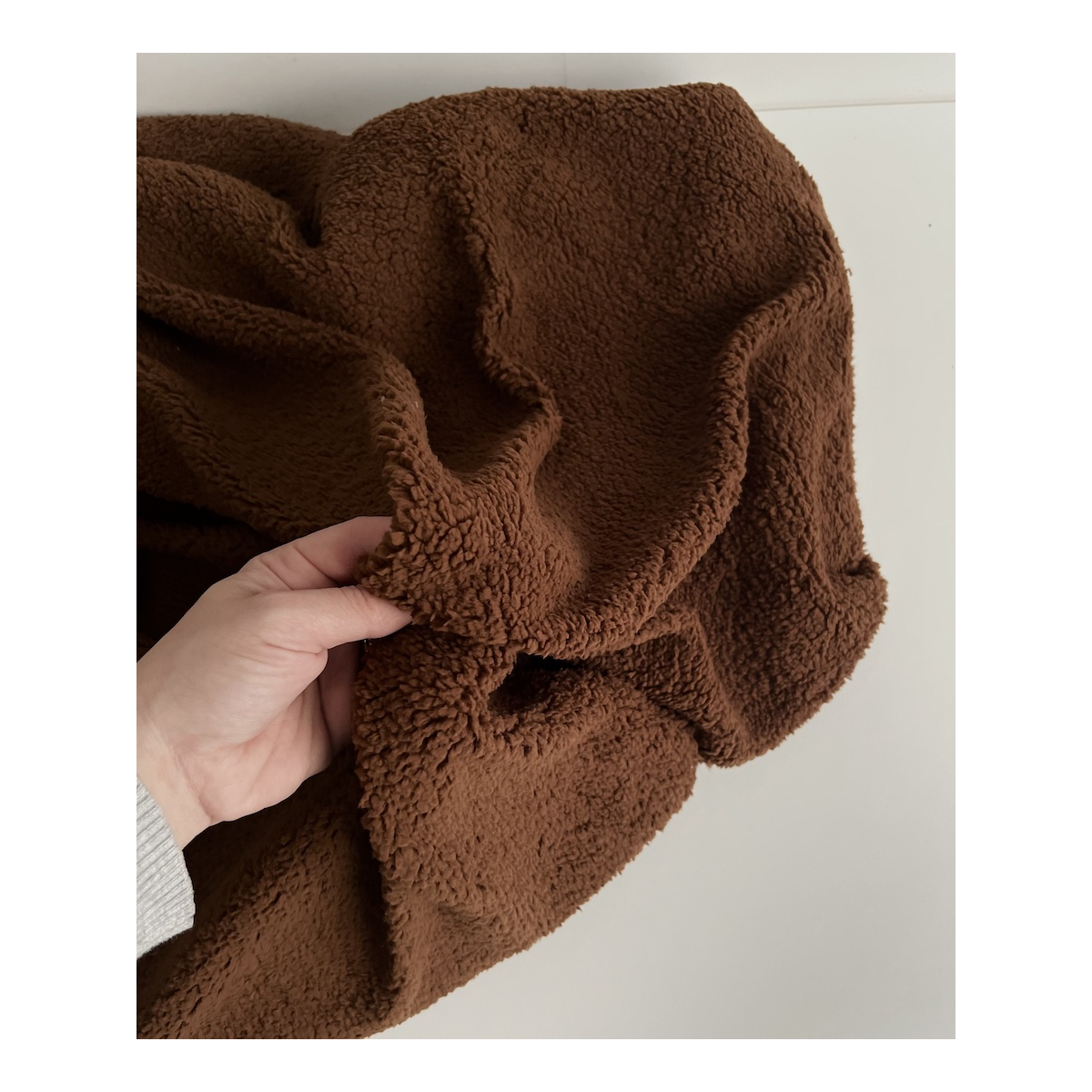 Teddy / moumoute bouclé coloris châtaigne