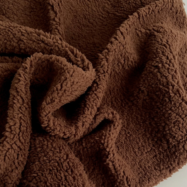 Teddy / moumoute bouclé coloris châtaigne