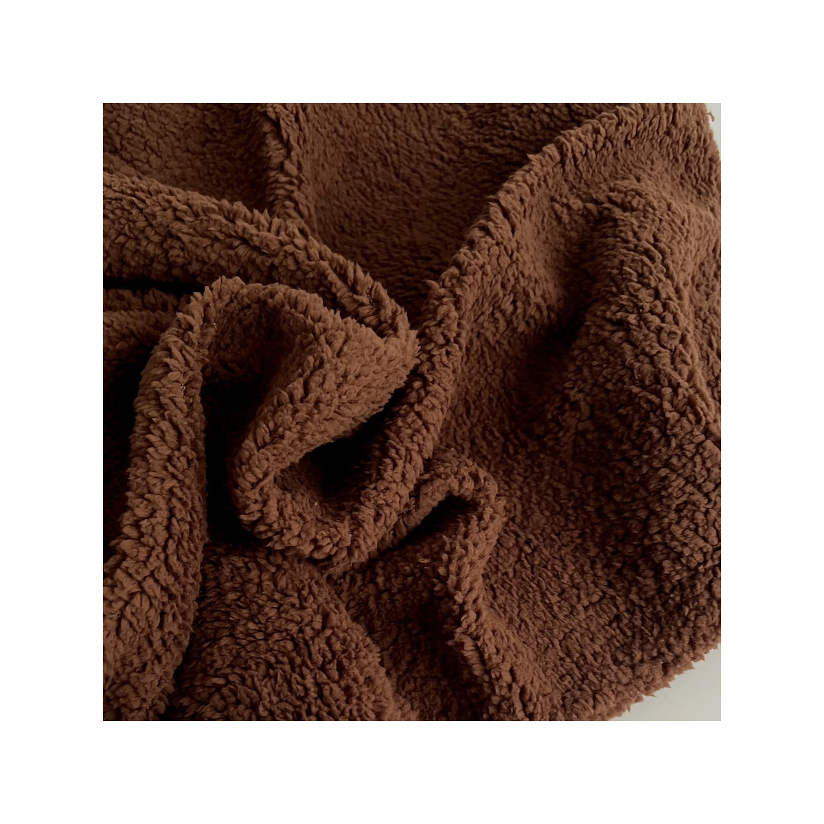 Teddy / moumoute bouclé coloris châtaigne