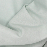 Voile de coton organique uni coloris vert opaline