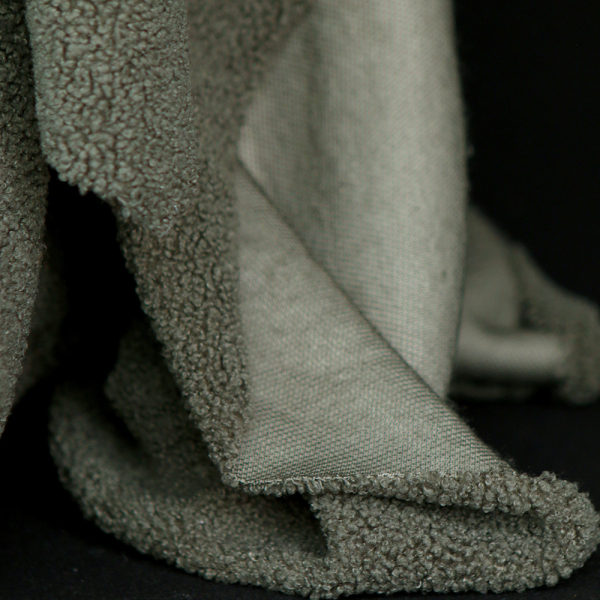 Dolly - Teddy / moumoute sherpa bouclettes kaki 2