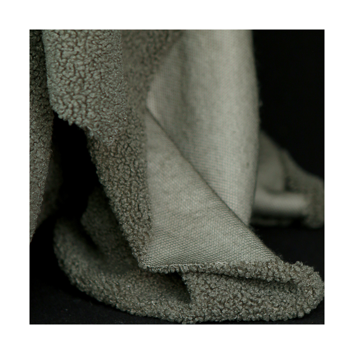 Dolly - Teddy / moumoute sherpa bouclettes kaki