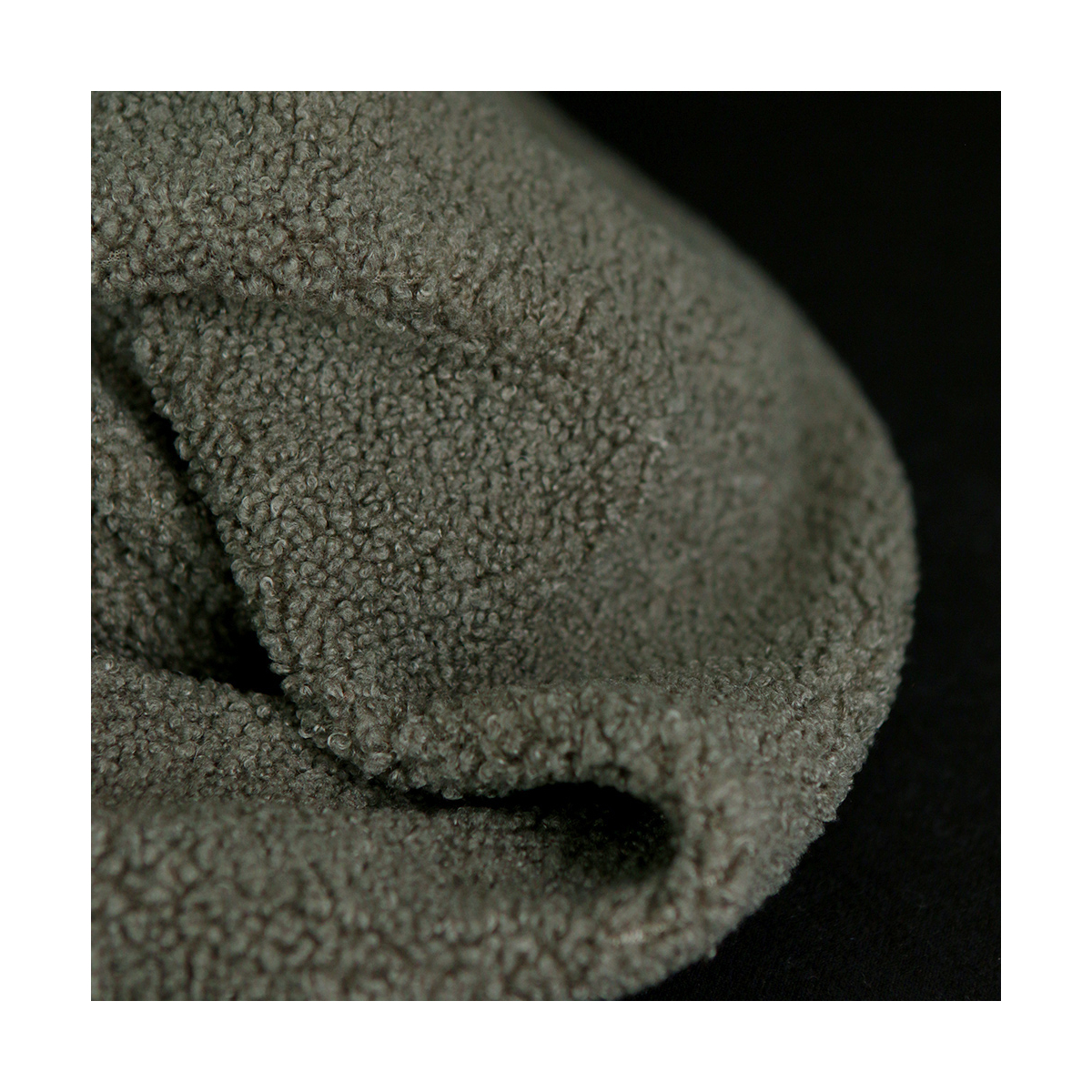 Dolly - Teddy / moumoute sherpa bouclettes kaki