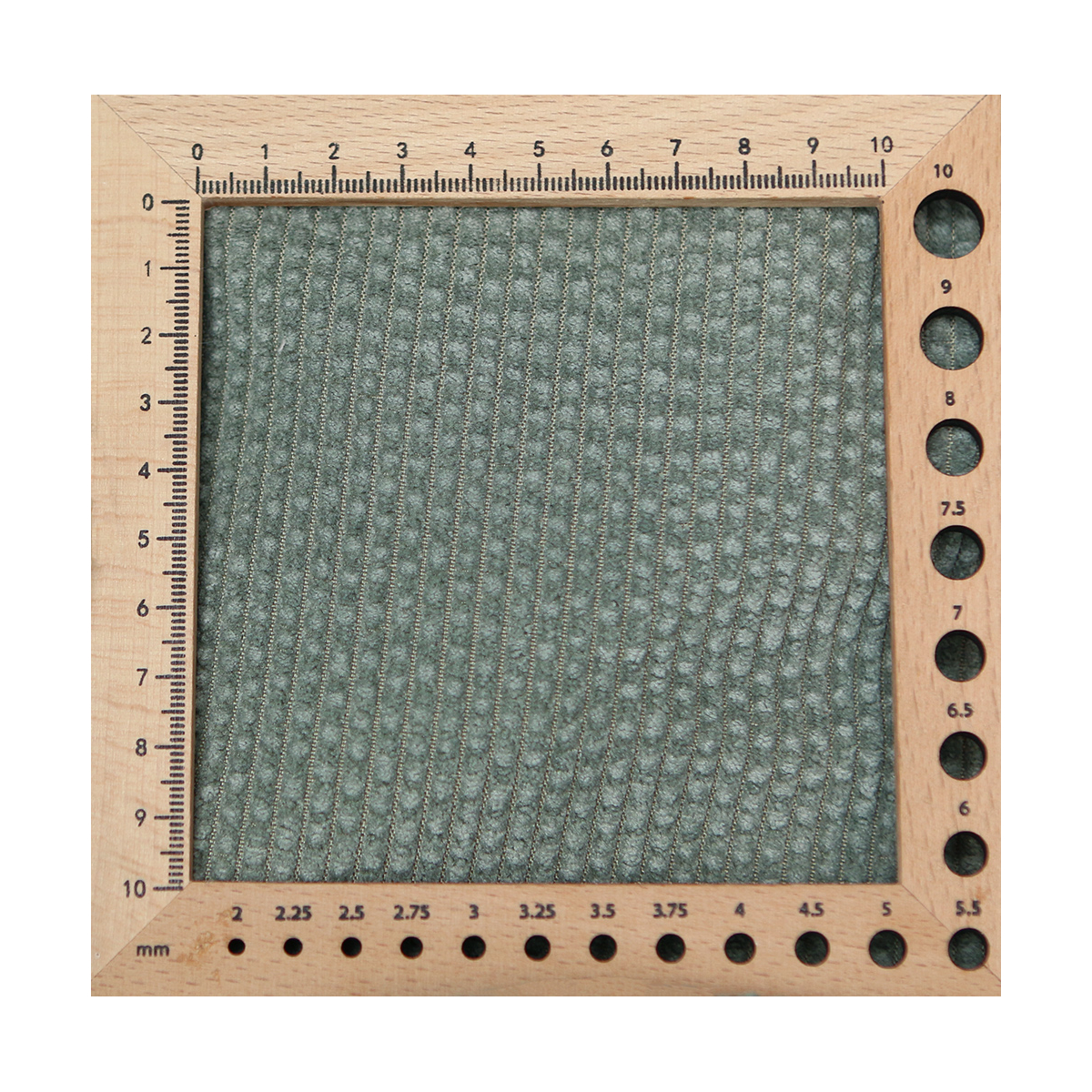 Norton - Velours à côtes doublé moumoute / fourrure sauge