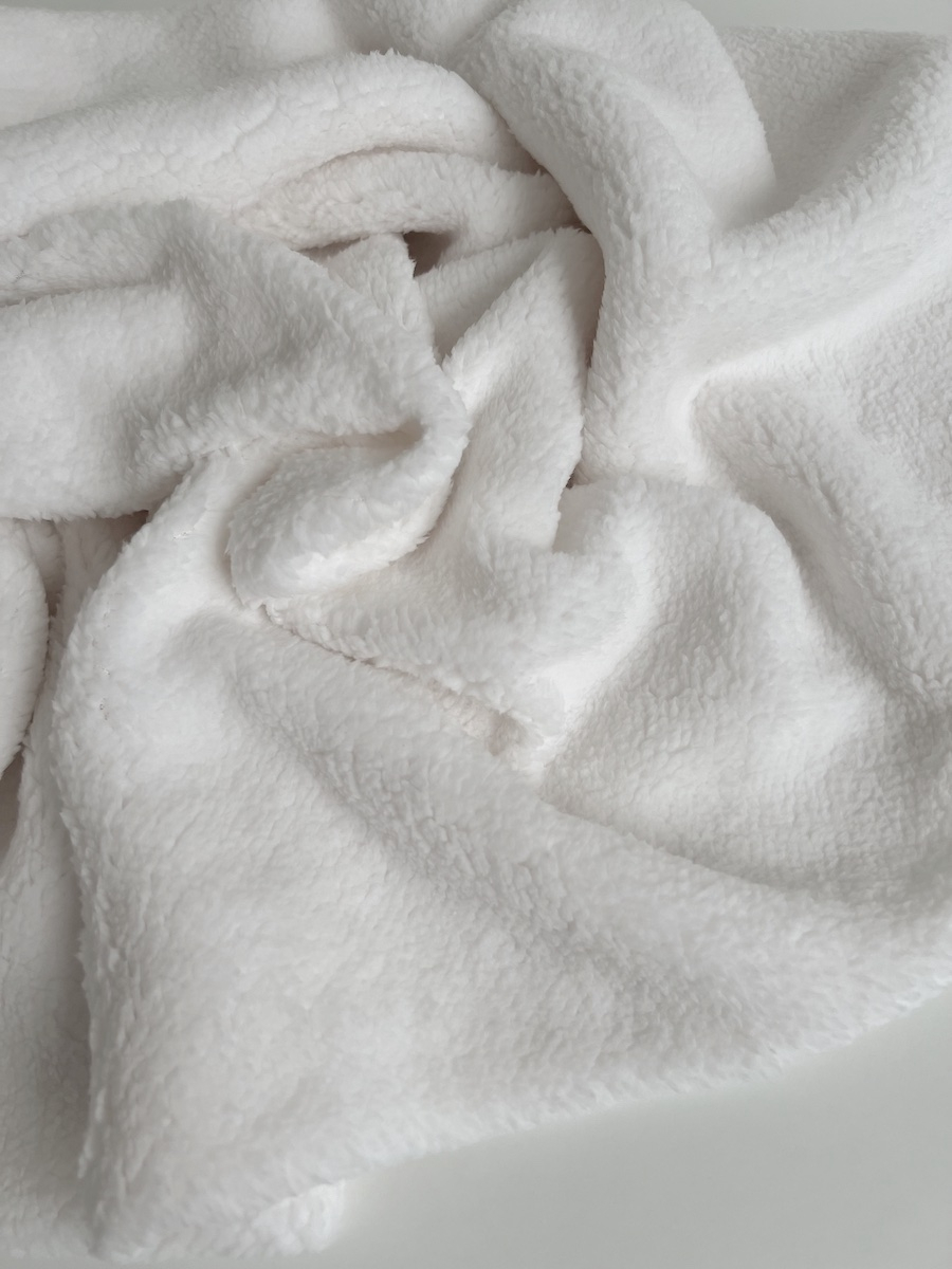 Teddy / moumoute bouclé coloris lait