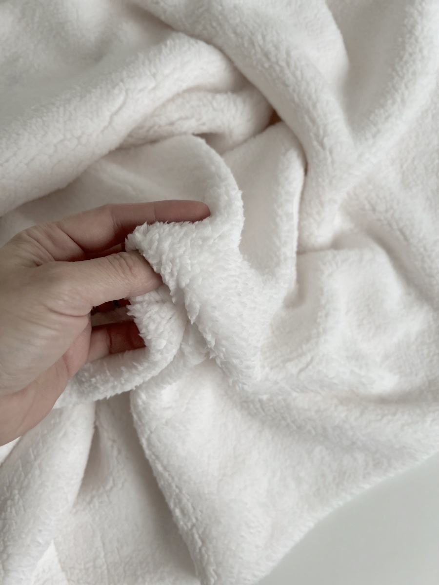 Teddy / moumoute bouclé coloris lait