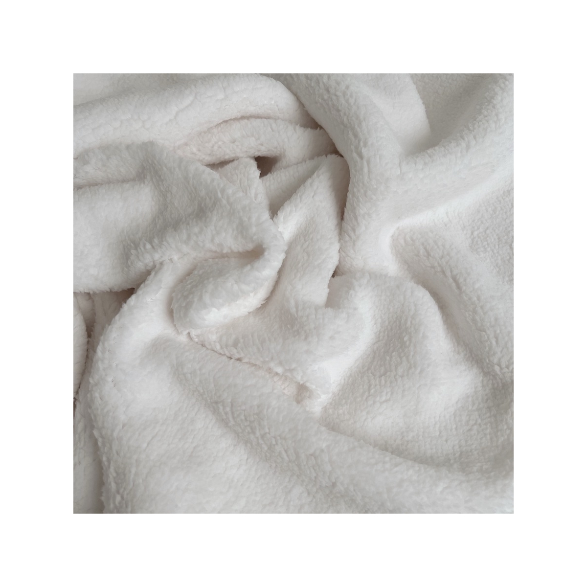 Teddy / moumoute bouclé coloris lait