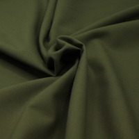 Popeline de coton douce qualité SWEET coloris uni olive