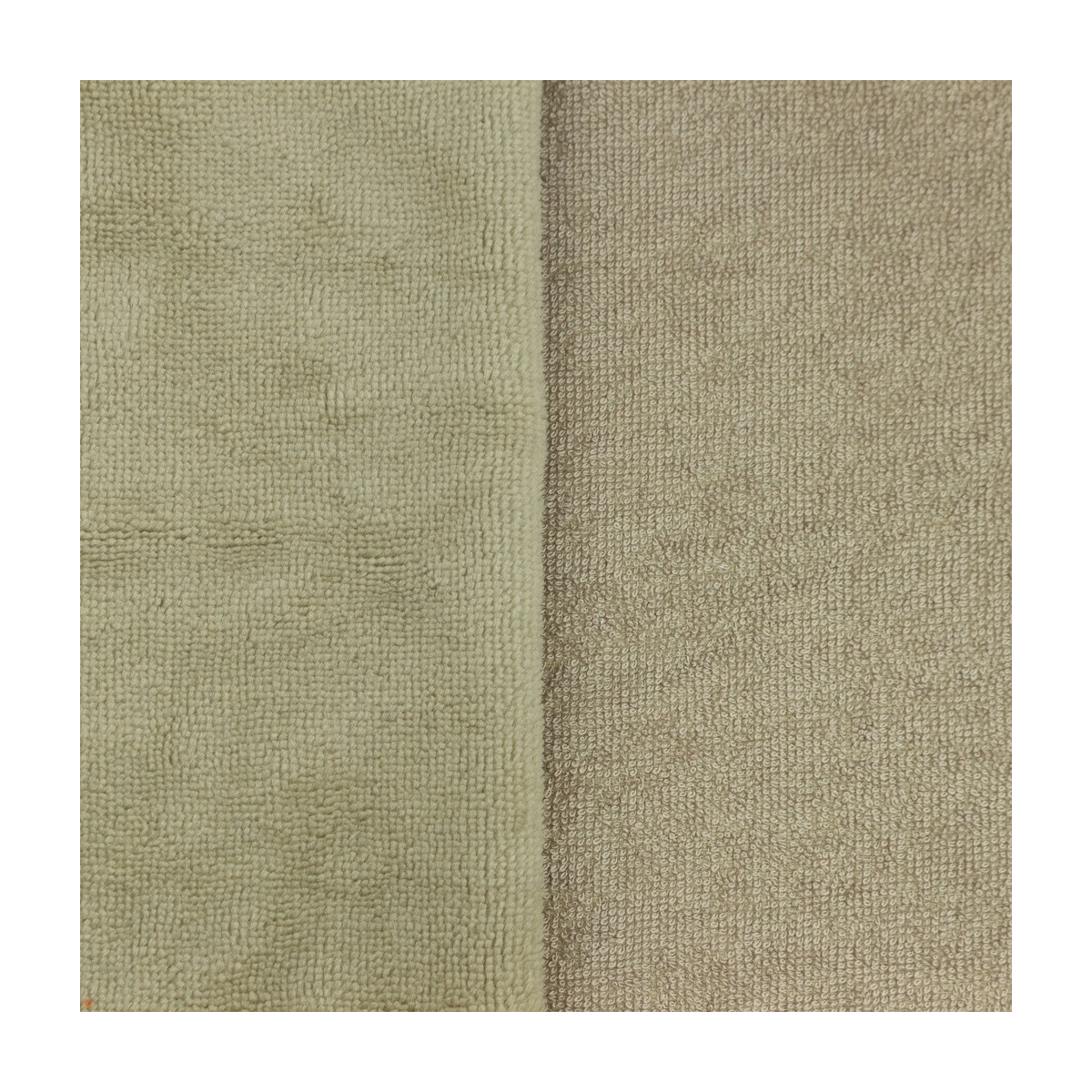 Eponge bambou / coton doudou coloris taupe