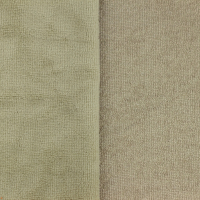 Eponge bambou / coton doudou coloris taupe