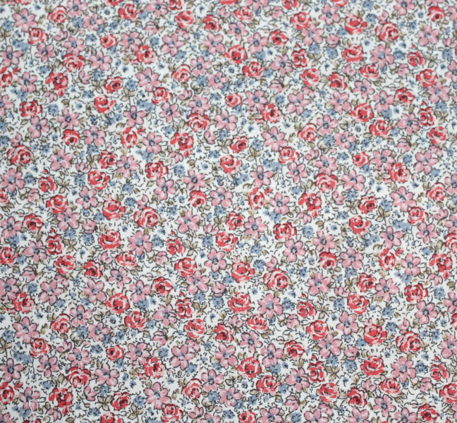 Batiste de coton SILKYNE imprimé fleuri 2