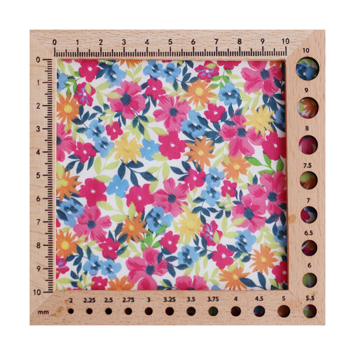 copy of Suzy - Batiste de coton douce à imprimé fleuri bleu