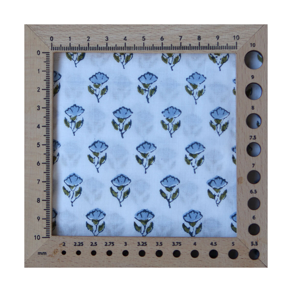 Anika B - Tissu indien coton hand block traditionnel