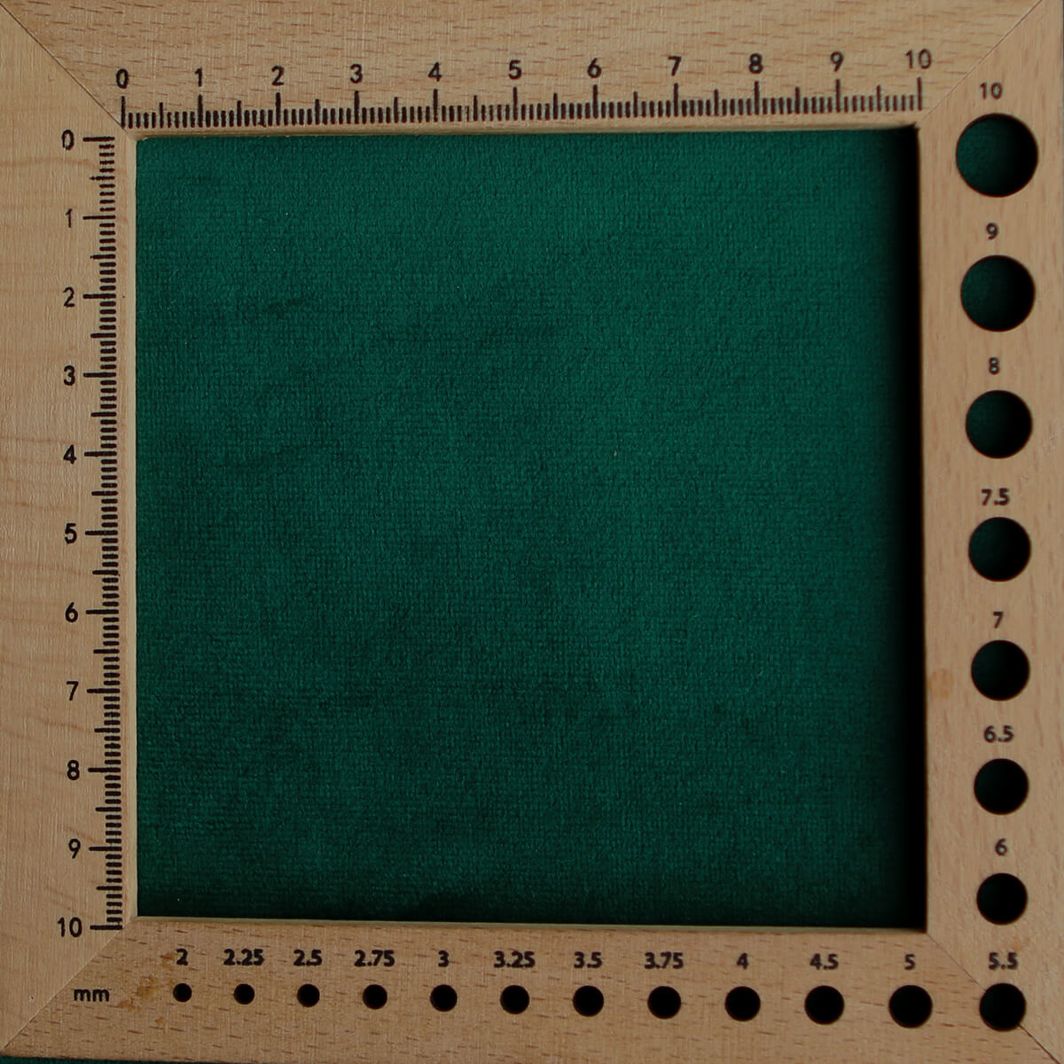 Velours ras coloris émeraude