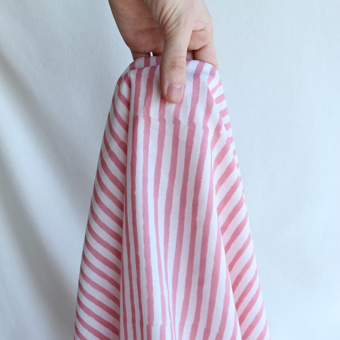 Ishara B - Tissu indien en coton imprimé main Hand Block