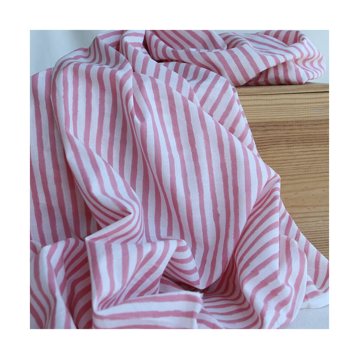 Ishara B - Tissu indien en coton imprimé main Hand Block