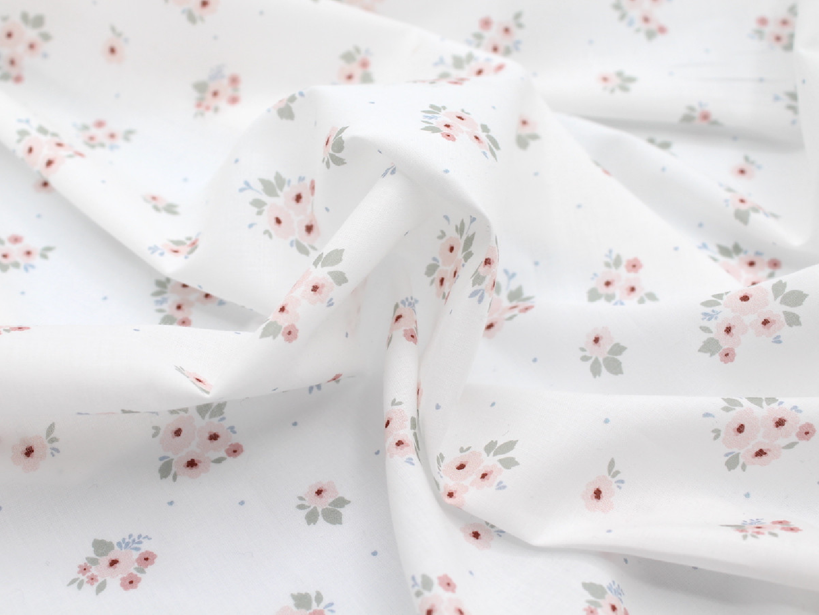 ROZEN - Batiste de coton BIO imprimé exclusif / SILKYNE