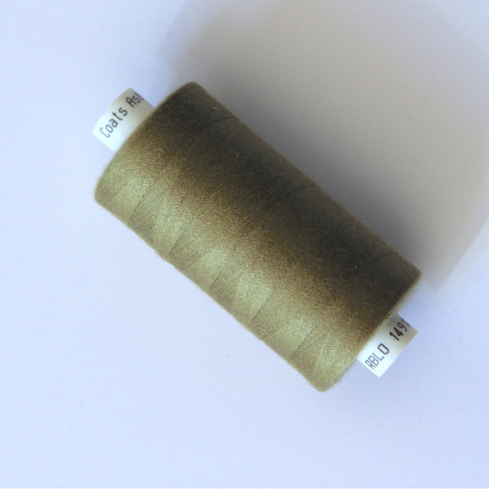 Fil à coudre Coats Coloris Olive  - 1- Mercerie