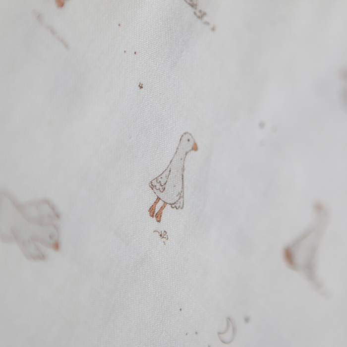 Anatole - Tissu sergé / twill fin coton organique imprimé petites oies