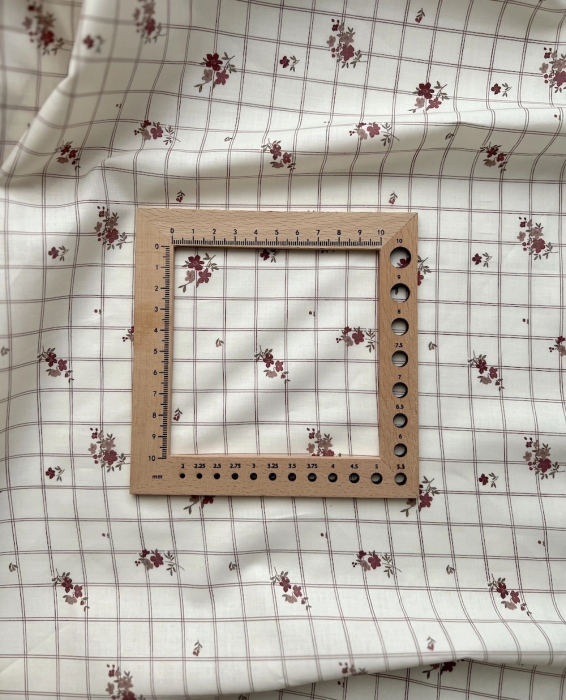 Laure - Batiste de coton Silkyne BIO imprimé exclusif Tissus issus de l'agriculture biologique  - 4