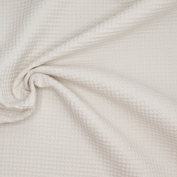 Coton BIO nid d'abeille coloris sable