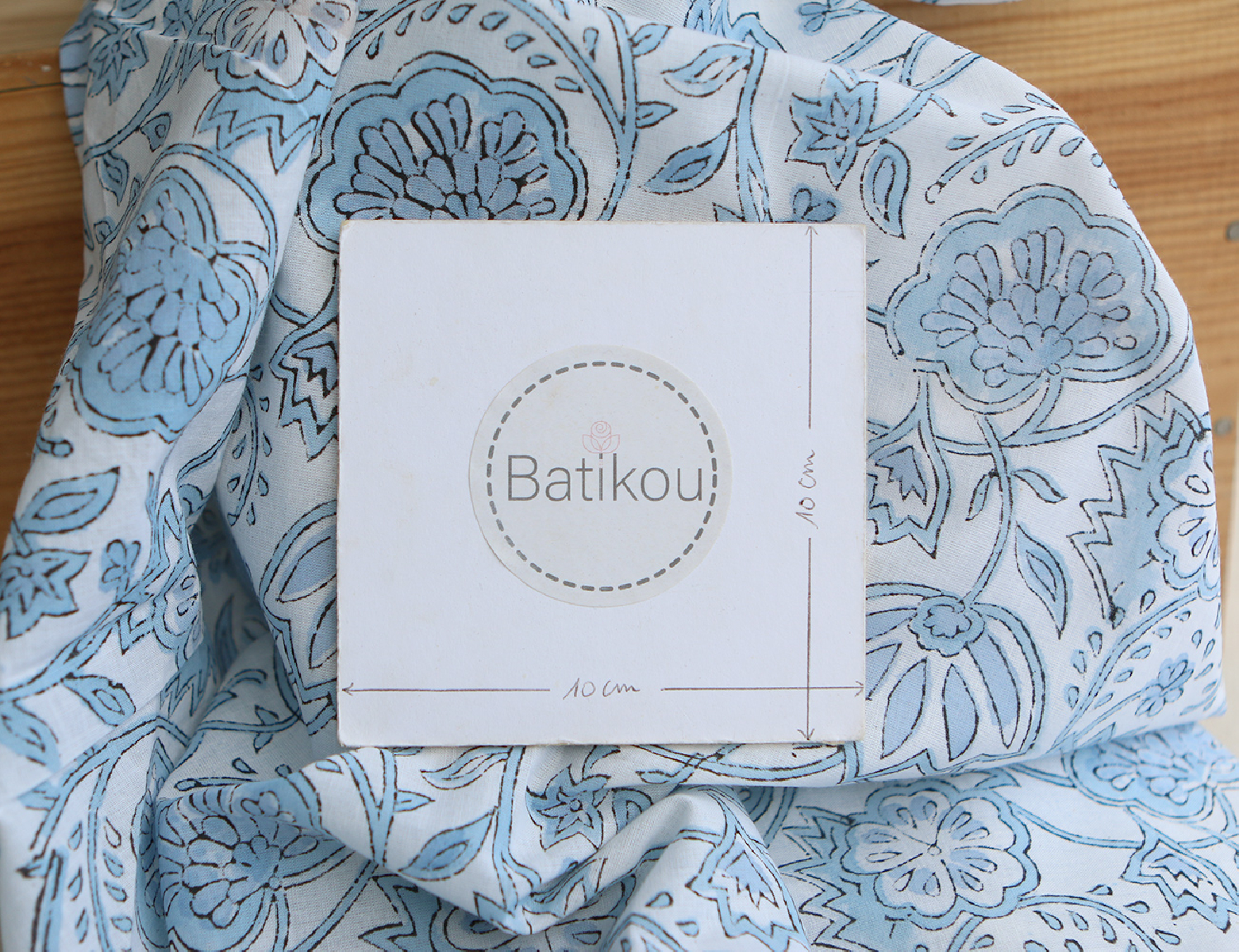 Amayra - Tissu indien coton hand block traditionnel