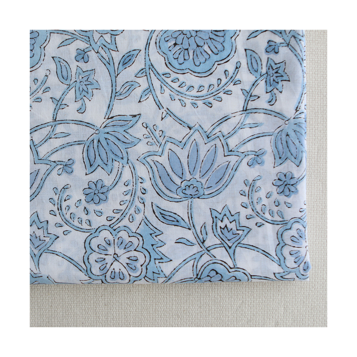 Amayra - Tissu indien coton hand block traditionnel