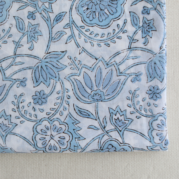 Amayra - Tissu indien coton hand block traditionnel