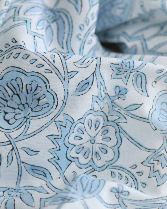 Amayra - Tissu indien coton hand block traditionnel