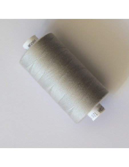 Fil à coudre Coats Coloris gris perle  - 1- Mercerie