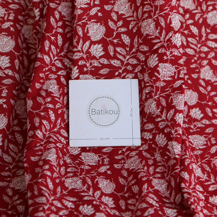 copy of Tissu indien coton hand block traditionnel