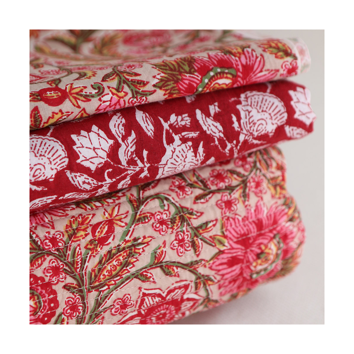 copy of Tissu indien coton hand block traditionnel