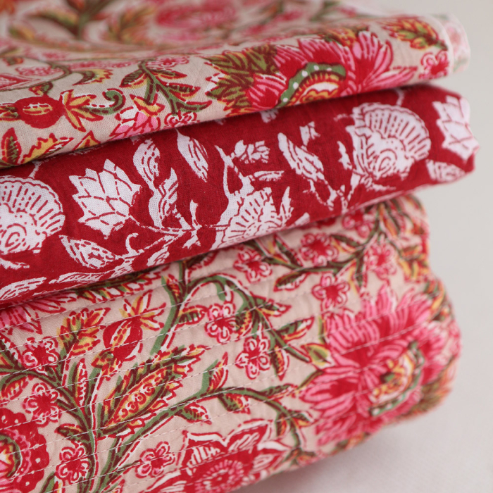 copy of Tissu indien coton hand block traditionnel