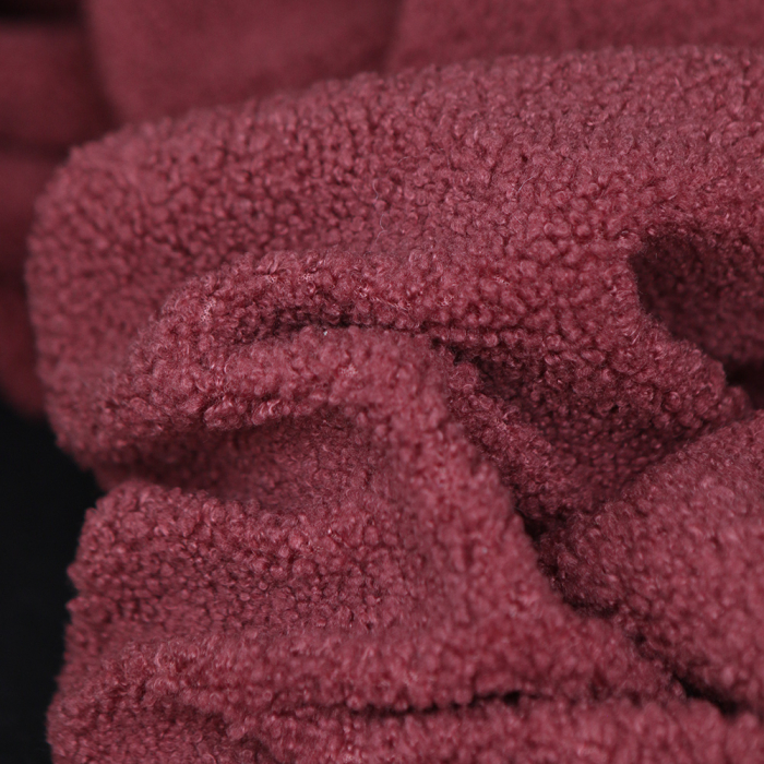 Dolly - Teddy / moumoute sherpa bouclettes burgundy