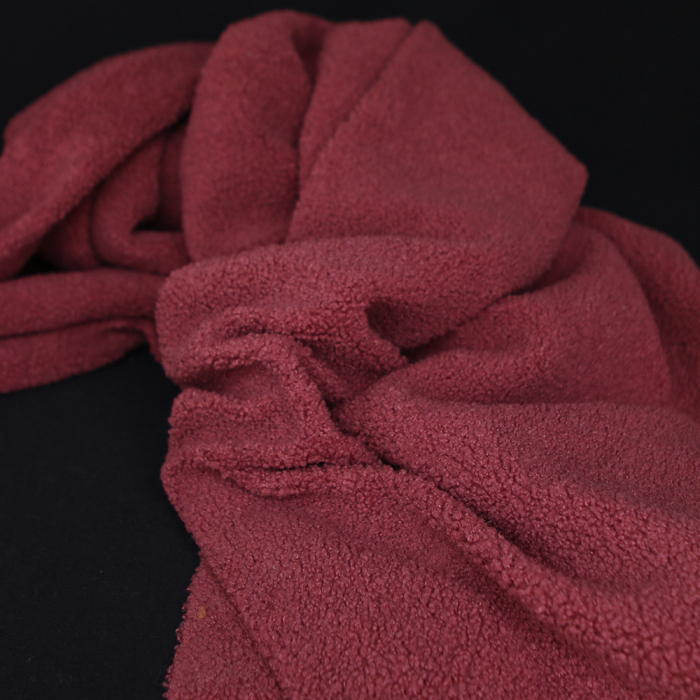 Dolly - Teddy / moumoute sherpa bouclettes burgundy