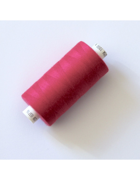 Fil à coudre Coats Coloris rose fuschia  - 1- Mercerie